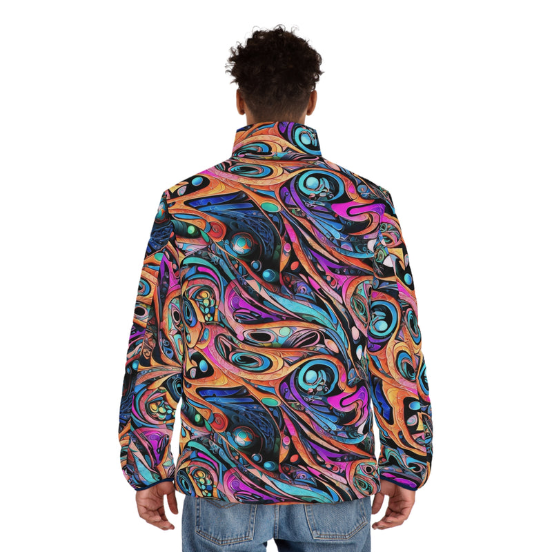 Psychedelic Realm Puffer Jacket
