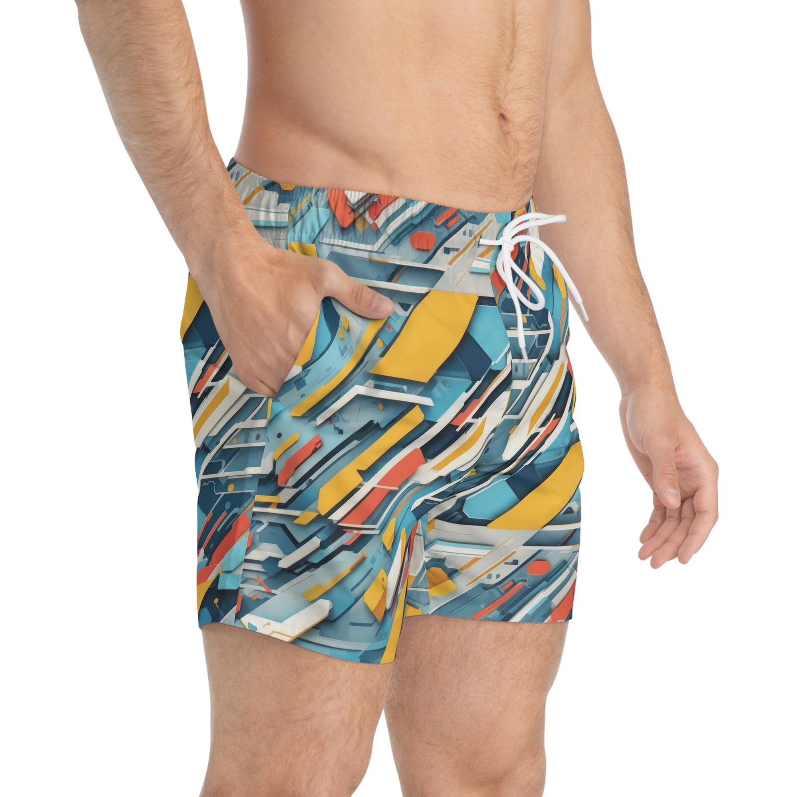 EDM Beach Club Swim Trunks