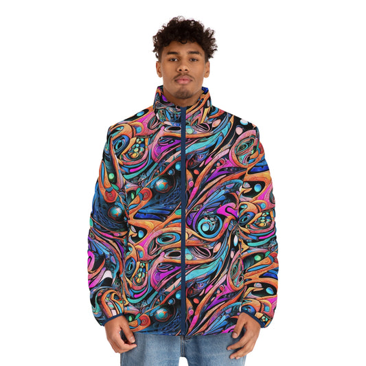 Psychedelic Realm Puffer Jacket