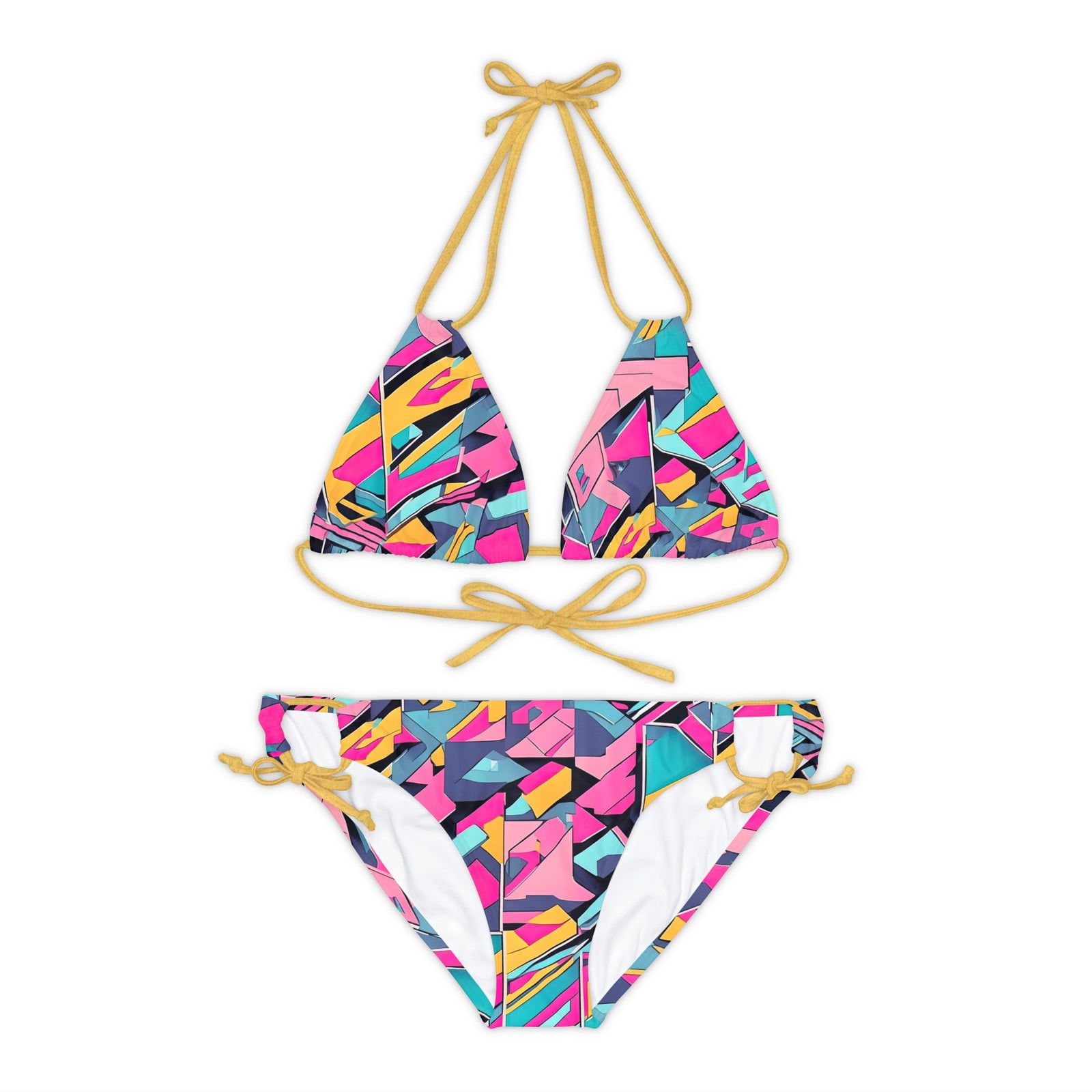 Trippy Strappy Bikini Set