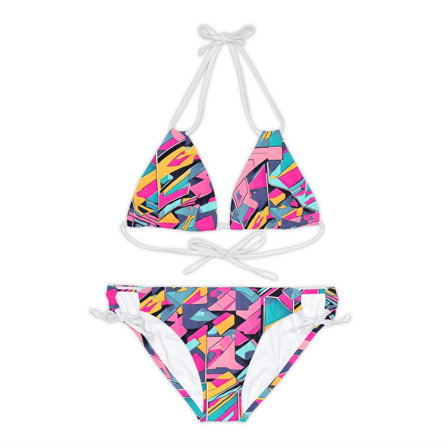 Trippy Strappy Bikini Set