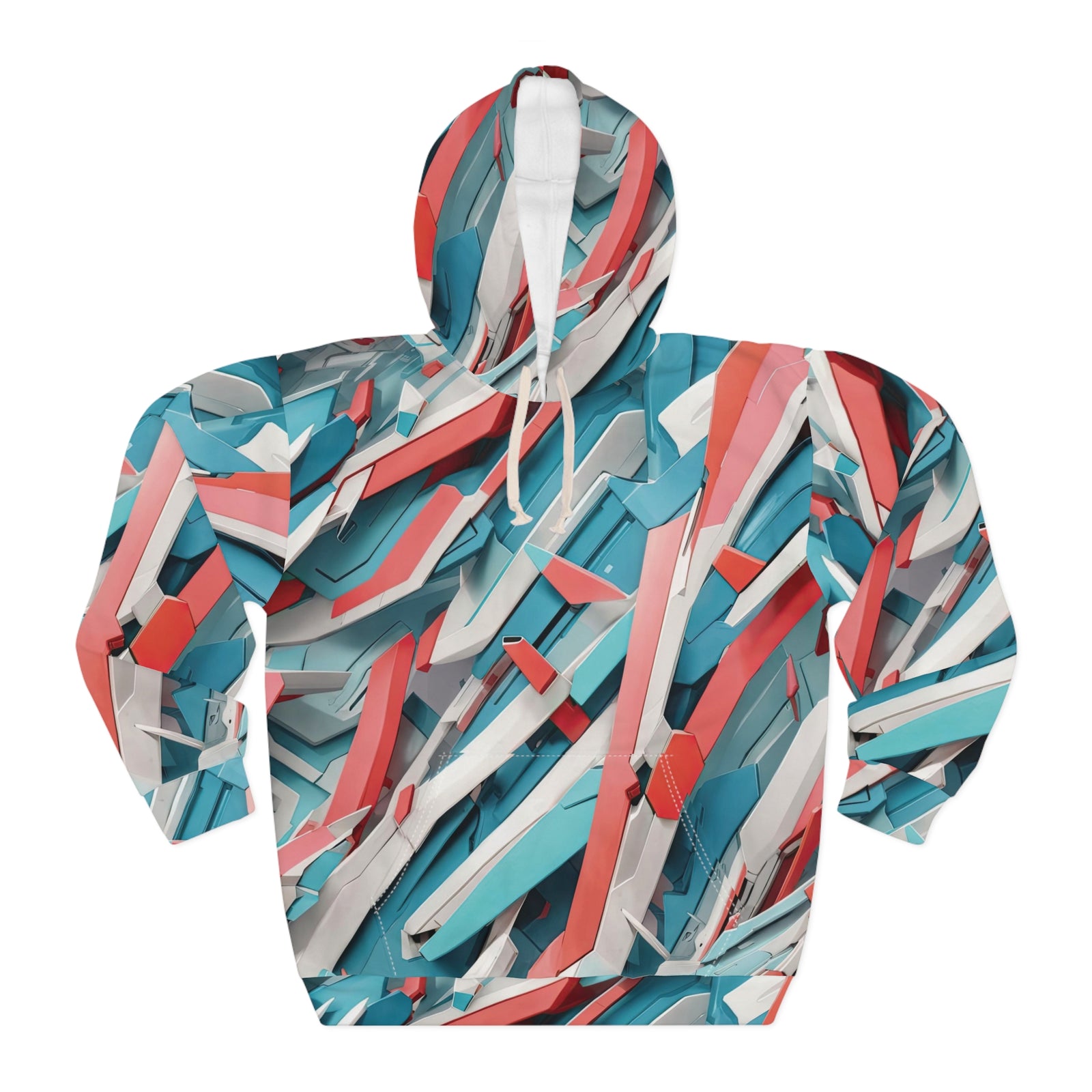 Abstract Blue Hoodie