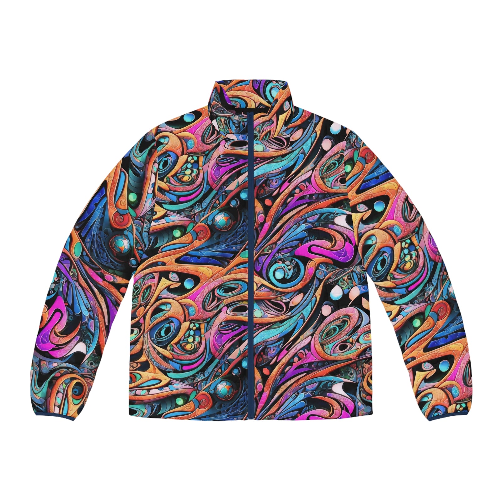 Psychedelic Realm Puffer Jacket