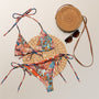 Dreamy Flower recycled string bikini