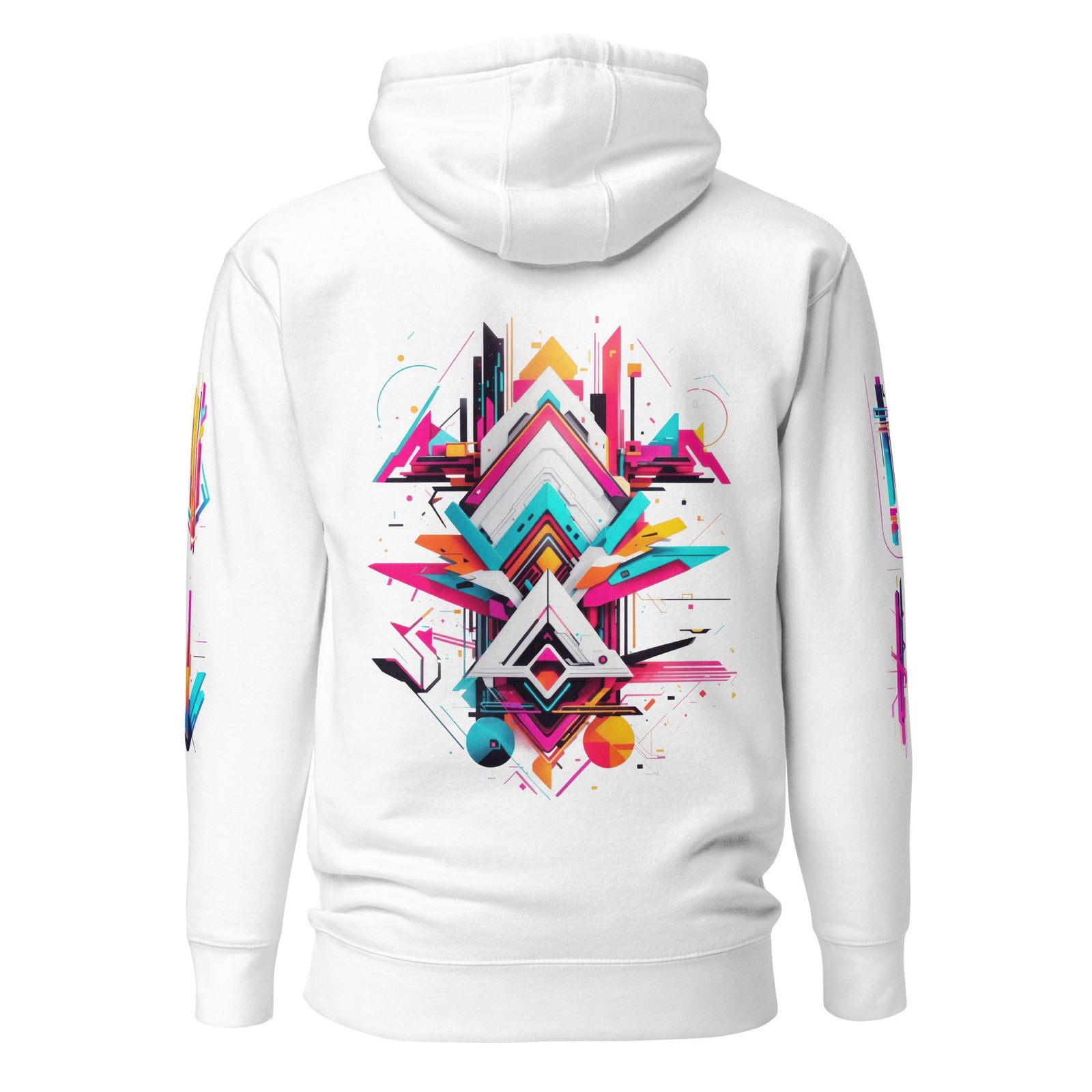 White Cyberpunk Hoodie