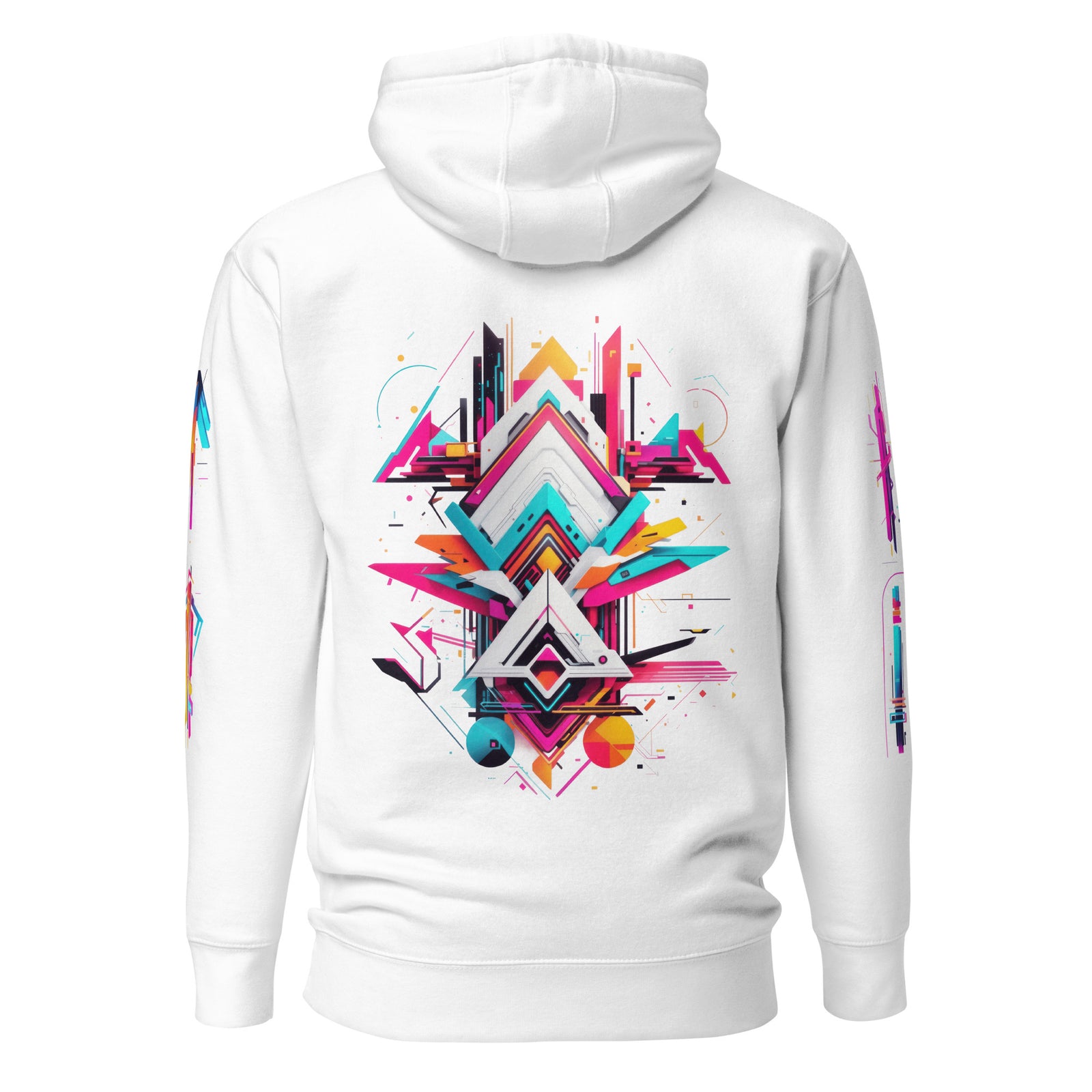 Cyberpunk White Hoodie