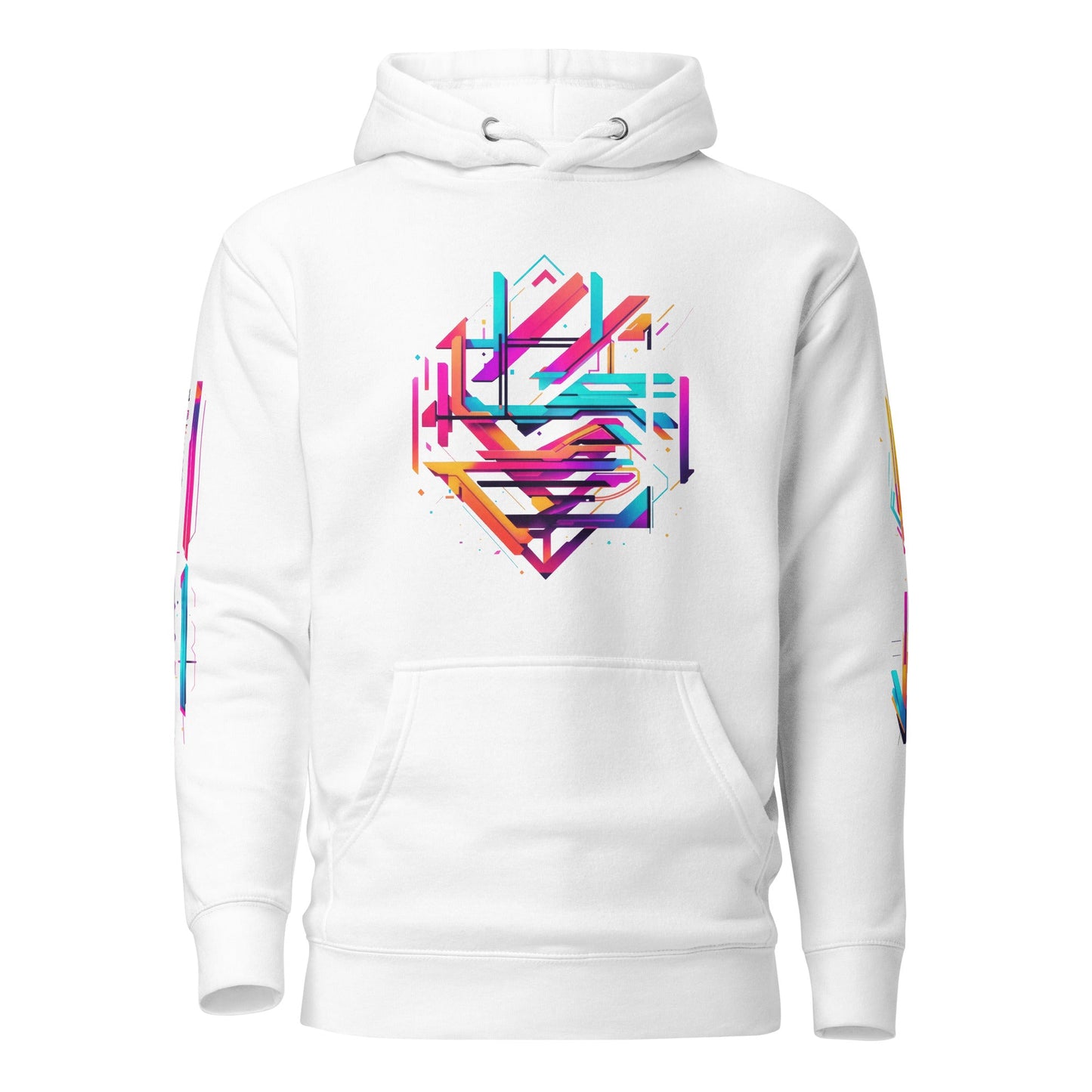 White Cyberpunk Hoodie