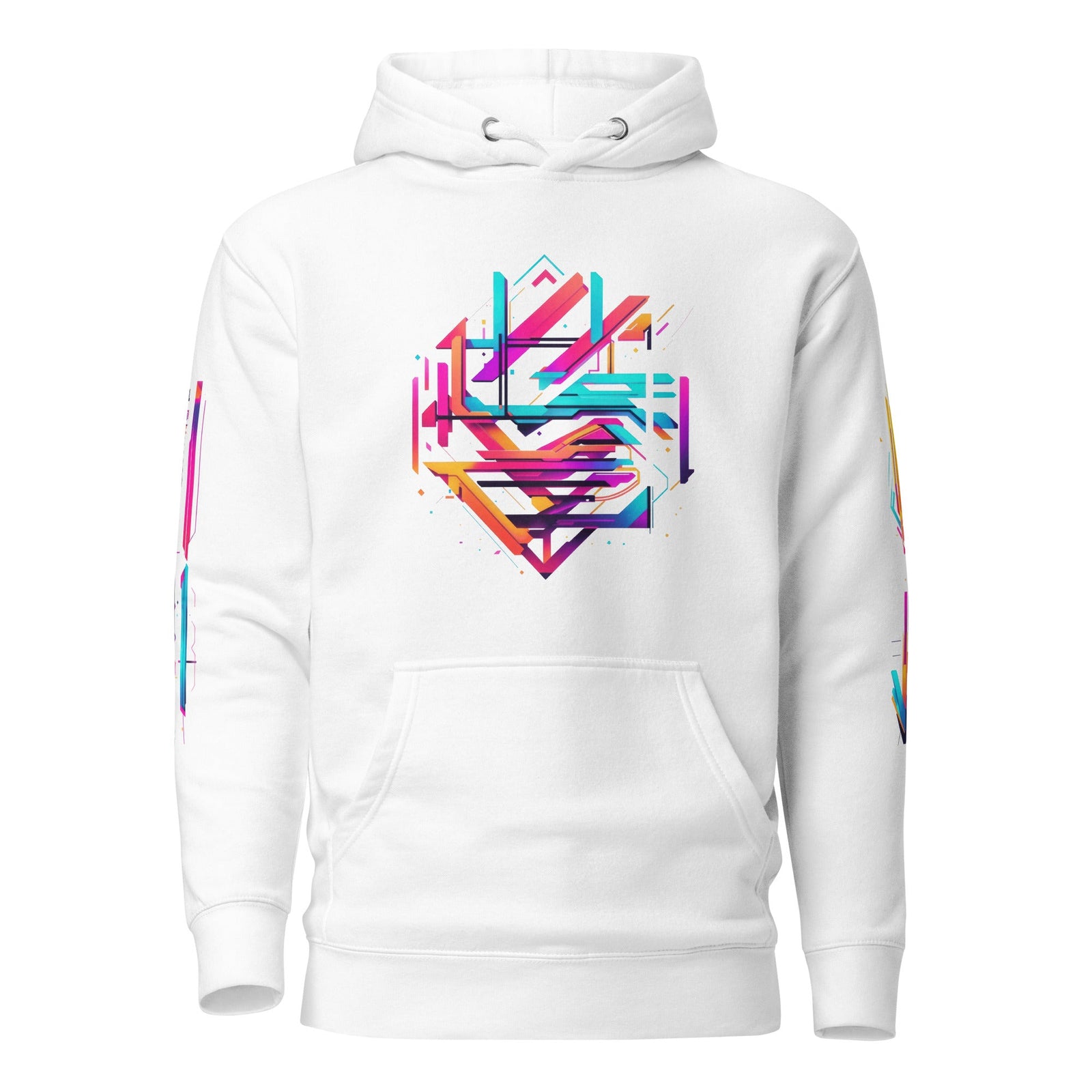 White Cyberpunk Hoodie