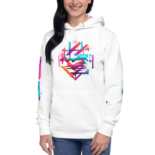 White Cyberpunk Hoodie