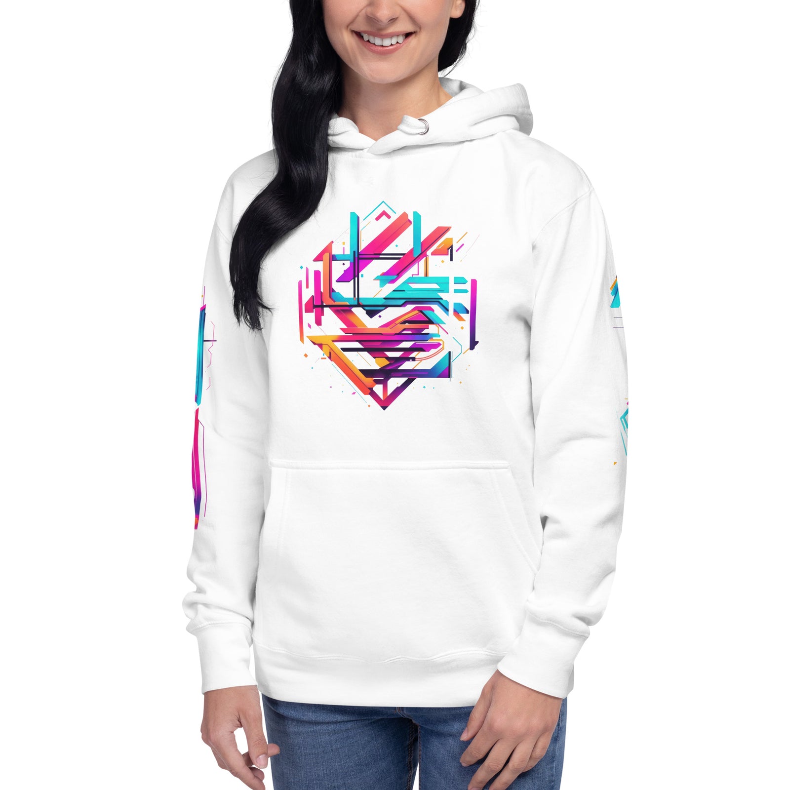 Cyberpunk White Hoodie