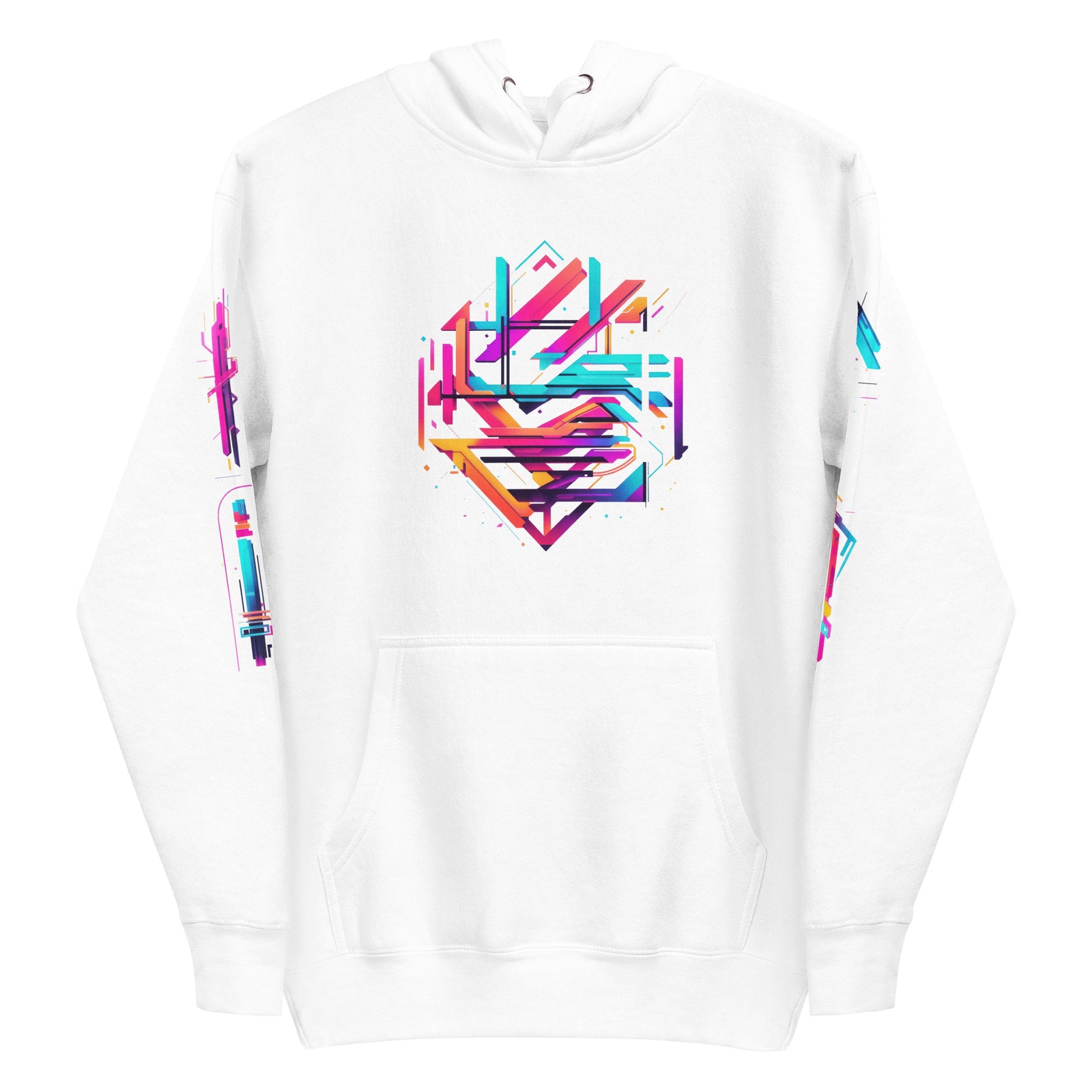 Cyberpunk White Hoodie