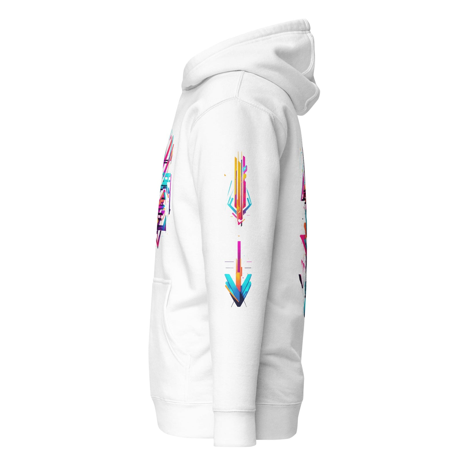 White Cyberpunk Hoodie