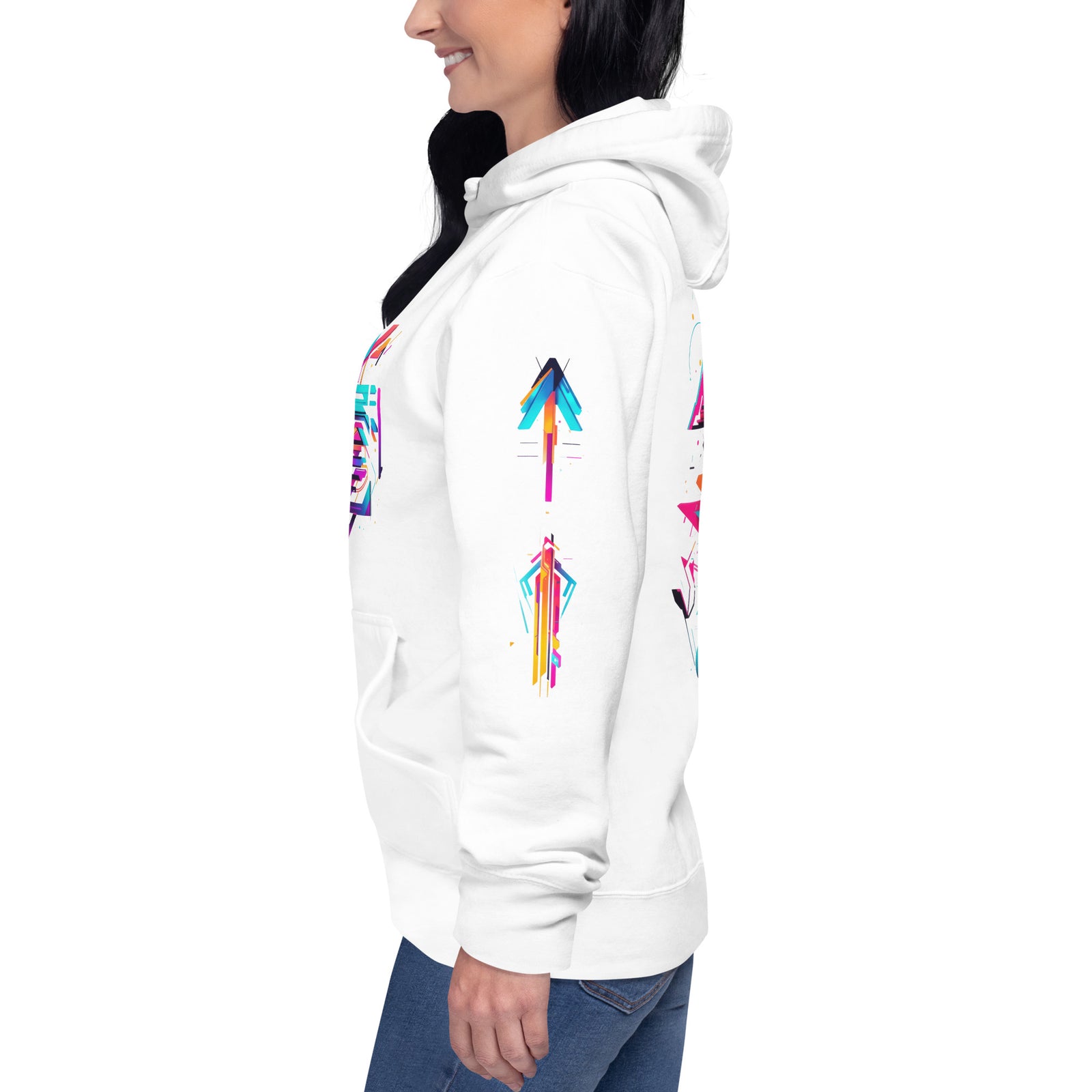 Cyberpunk White Hoodie