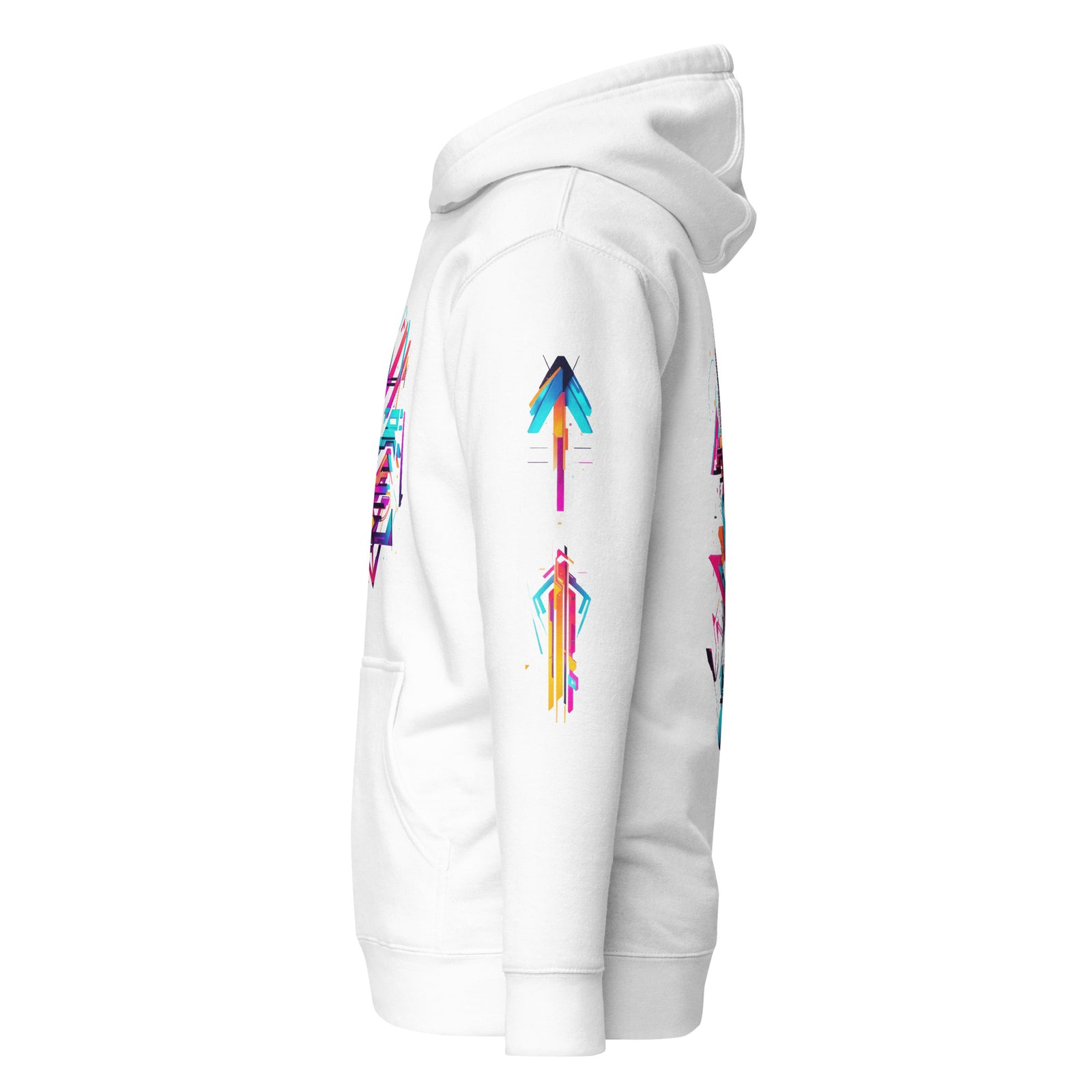 Cyberpunk White Hoodie