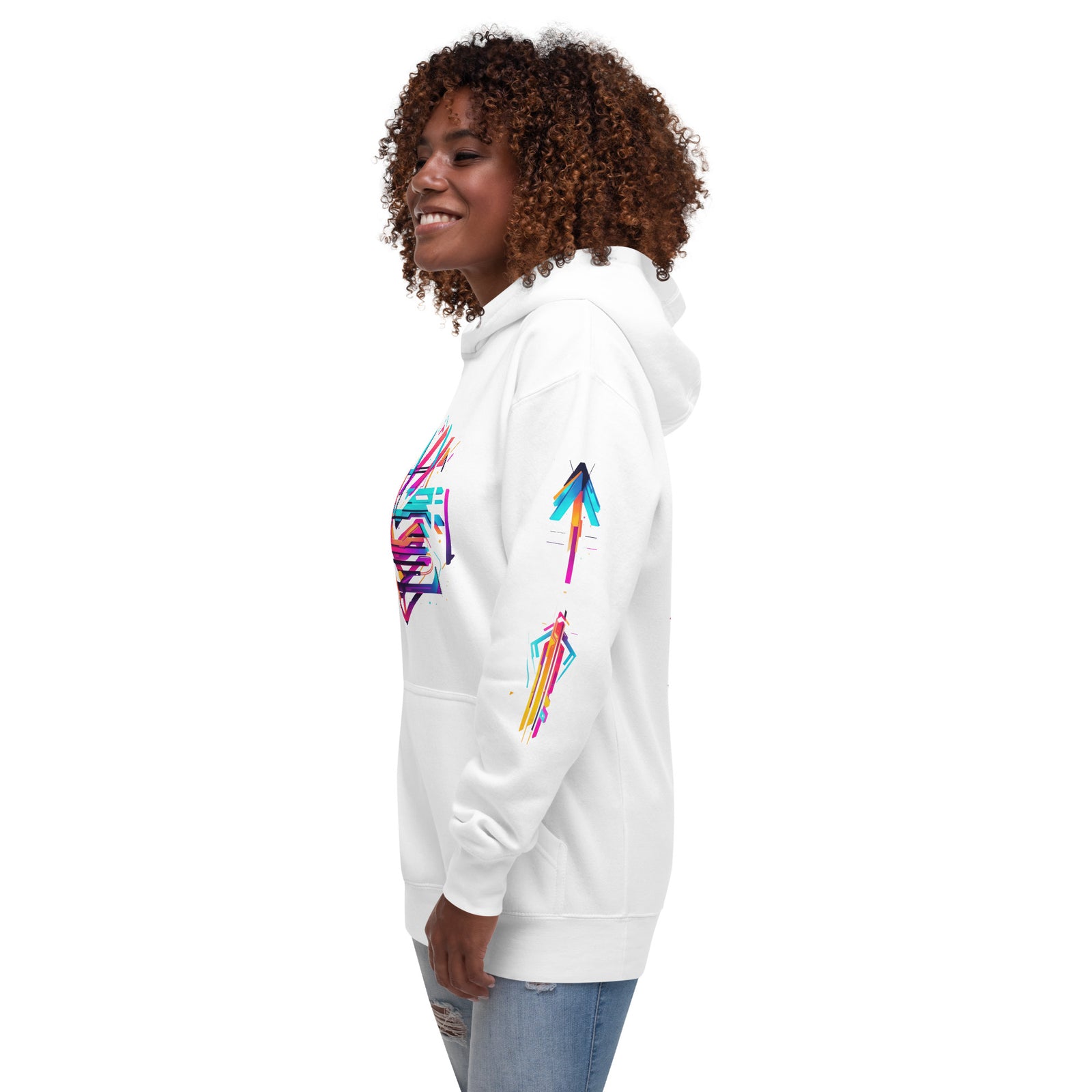 Cyberpunk White Hoodie