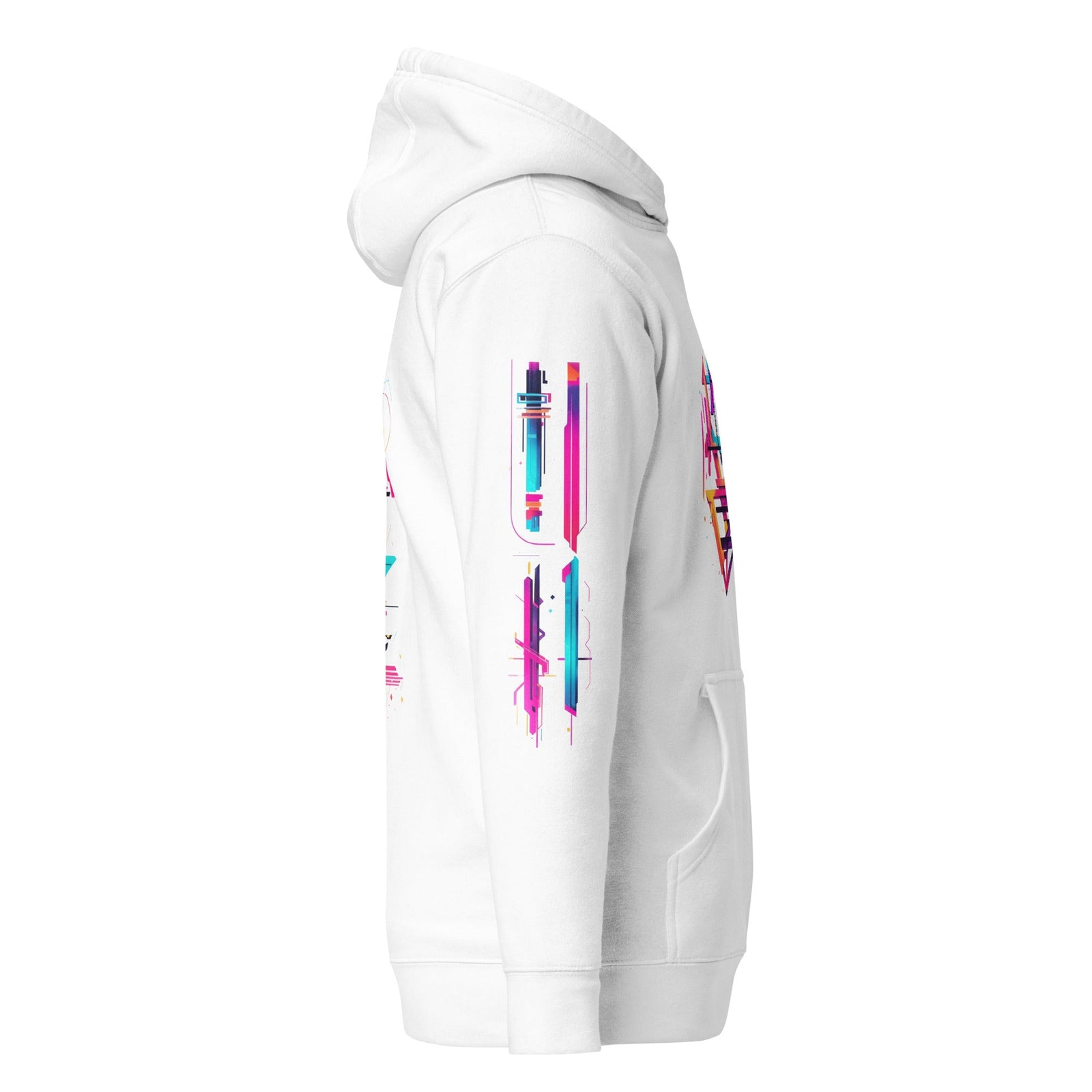 White Cyberpunk Hoodie