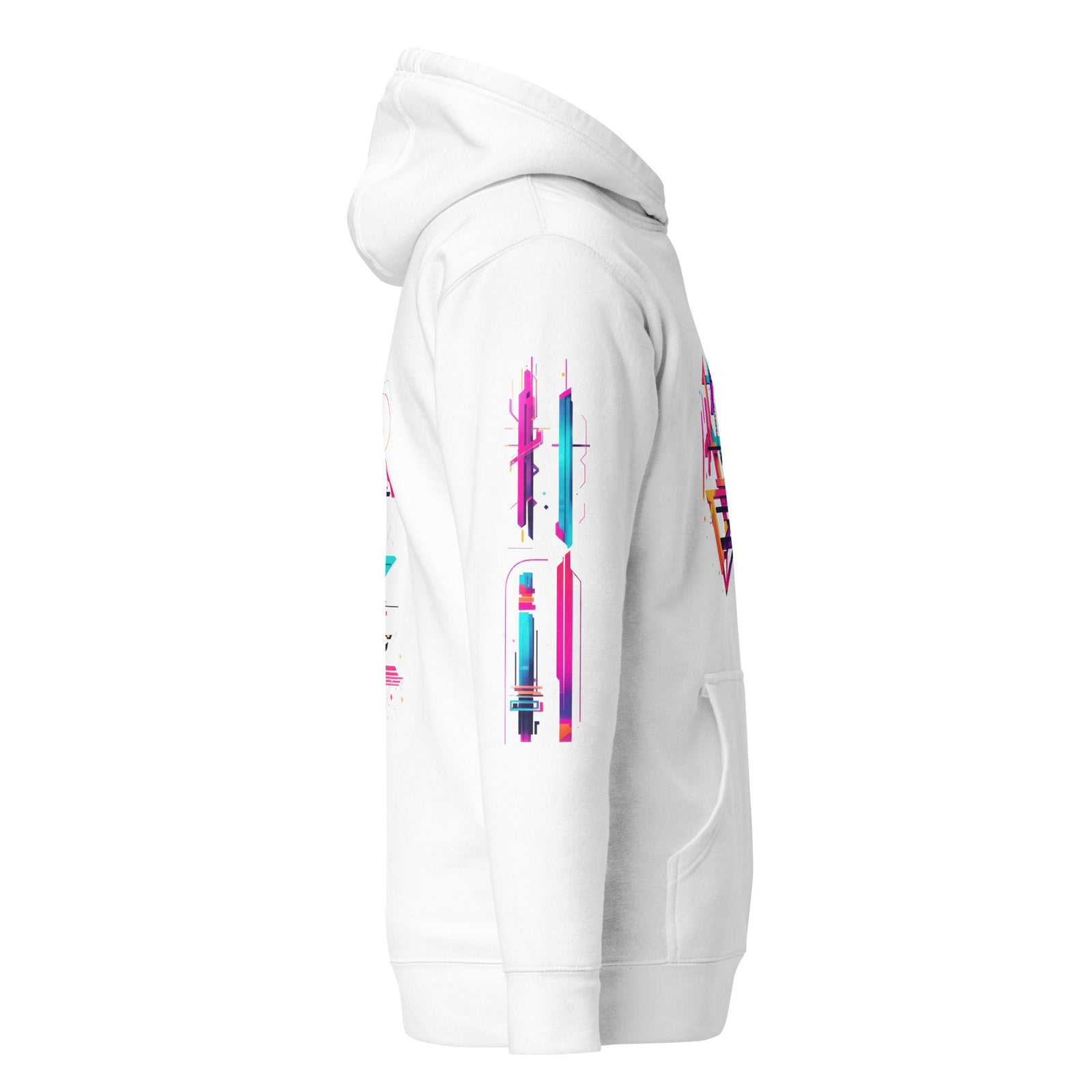 Cyberpunk White Hoodie